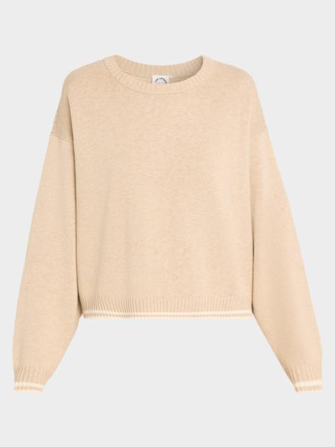 THE UPSIDE Xanthe Crewneck Wool-Blend Sweater
