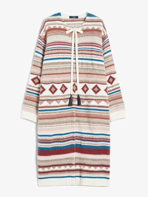 WEEKEND Max Mara DIVINA Oversized jacquard-knit cardigan