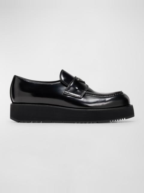 Men's New Opposite Creeper Platform Loafers