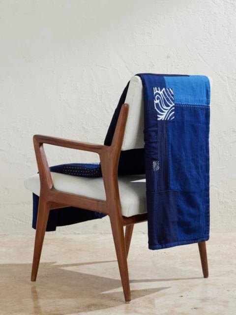 Blue Blue Japan Nenrin Patchwork Cotton and Linen-Blend Blanket