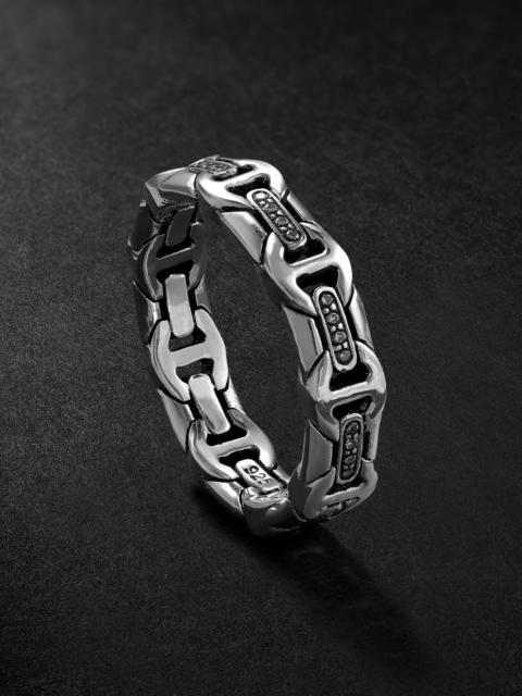 HOORSENBUHS® Wall Dame Sterling Silver Diamond Ring
