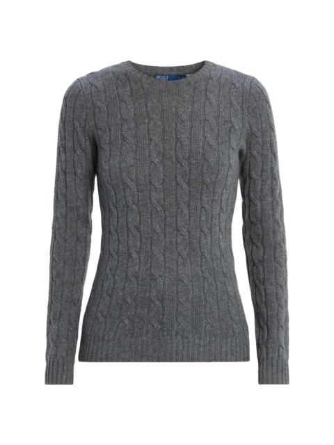 Polo Ralph Lauren Women's Cashmere Cable-Knit Sweater - Battalion