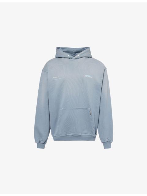 REPRESENT Brand-Print Relaxed-Fit Cotton-Jersey Hoody