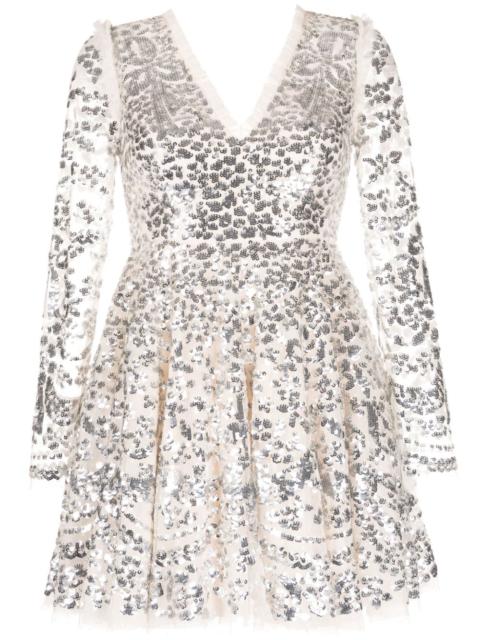 Needle & Thread embellished chandelier minidress
