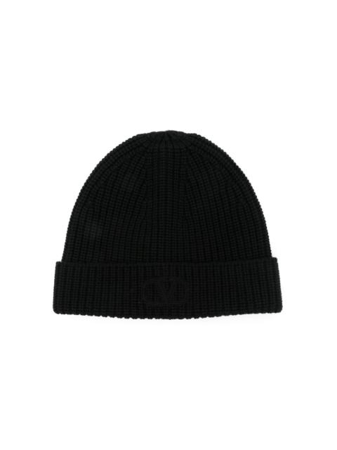 Valentino VLOGO SIGNATURE WOOL BEANIE