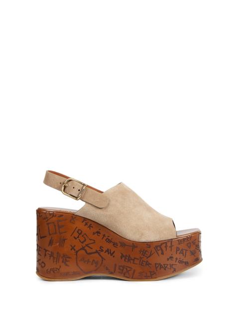 Chloé Maxime Wedge Sandals