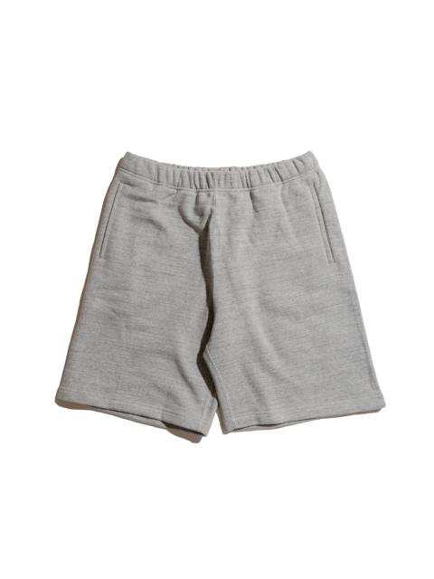 The Real McCoys MC24121 9oz. Loopwheel Sweat Shorts Gray