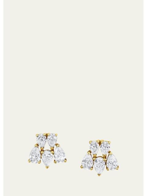 ANITA KO 18K Yellow Gold Clara Diamond Earrings