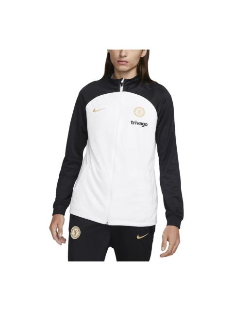 Nike Nike Chelsea FC Dri-FIT Knit Soccer Track Jacket 'White Black' DX3474-101