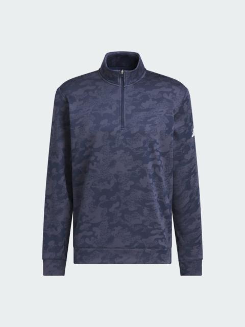 adidas ULTIMATE365 DURABLE WATER REPELLANT QUARTER-ZIP SWEATSHIRT