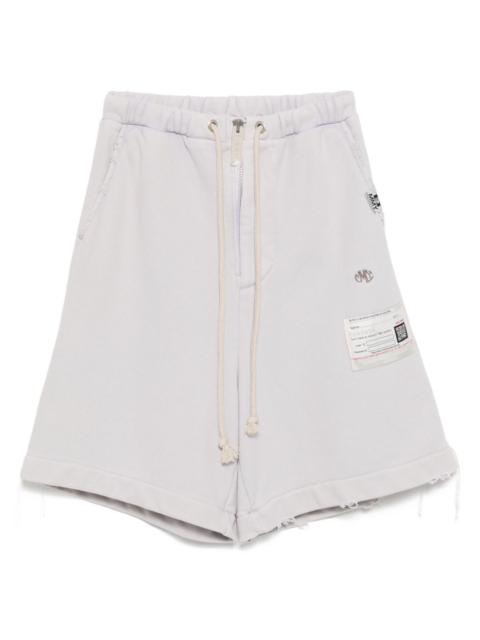 Maison MIHARAYASUHIRO logo-embroidered shorts