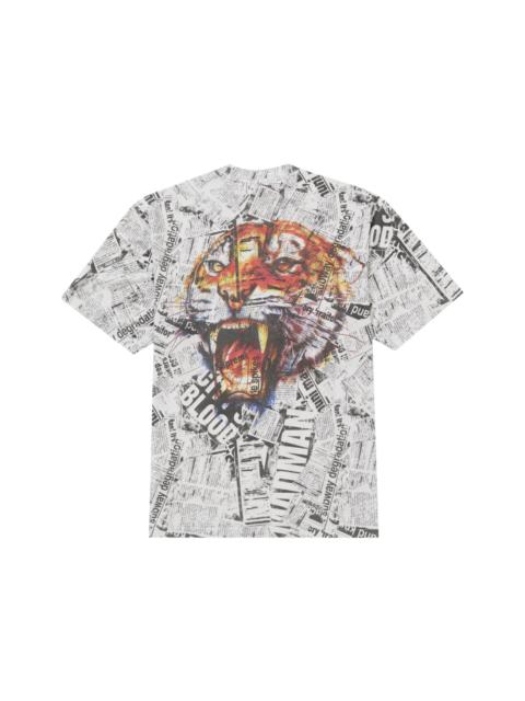 Supreme Newspaper S/S Top White