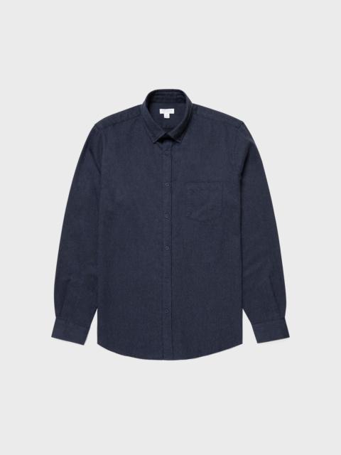 Sunspel Button Down Flannel Shirt