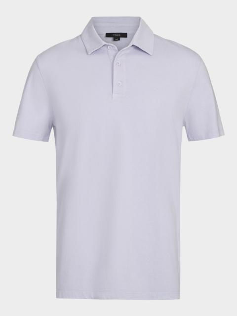 Vince Men's Garment-Dyed Polo Shirt