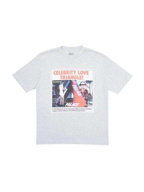PALACE Palace Love Triangle T-Shirt Grey Marl