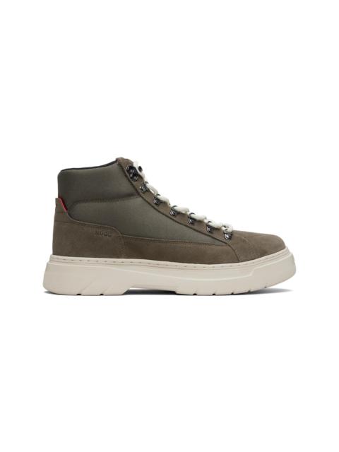 HUGO Khaki Hybrid Sneakers