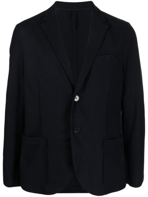 Harris Wharf London notched-lapels single-breasted blazer