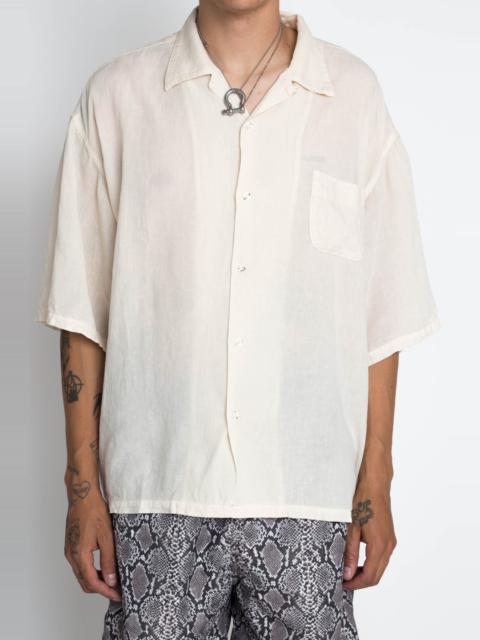 Kapital Soft Linen Open Collar BIG Shirt - Ecru