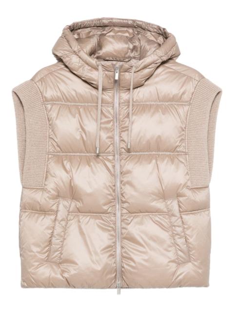 PESERICO hooded quilted vest