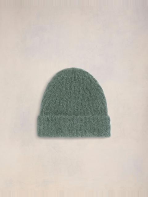 AMI Paris ALPACA MOHAIR RIBBED BEANIE