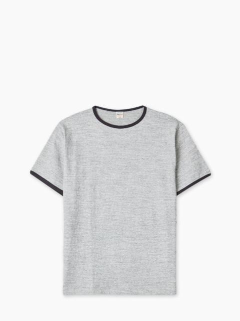 Warehouse & Co. WAREHOUSE & CO. LOT 4059 RINGER TEE NO PRINT HEATHER GREY/SUMIKURO