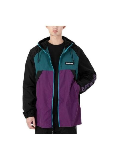 Timberland Timberland Windbreaker Full Zip Jacket 'Green Purple' A2BV4-AQ3
