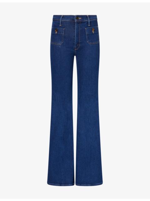 MOTHER The Patch Pocket Doozy Flared-Leg Denim Jeans