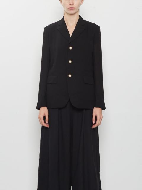 Comme Des Garçons Polyester Georgette 2 Jacket