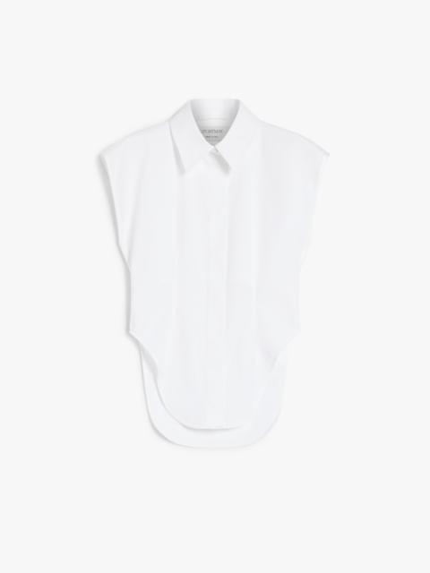 Sportmax SABATO Pure cotton sleeveless shirt