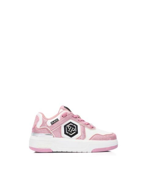 PHILIPP PLEIN SK8R rhinestones low-top sneakers