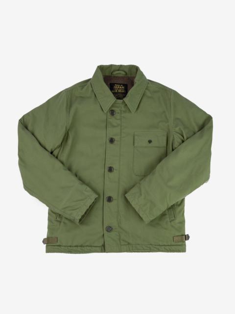 IHM-39-OLV Military Serge A2 Deck Jacket - Olive