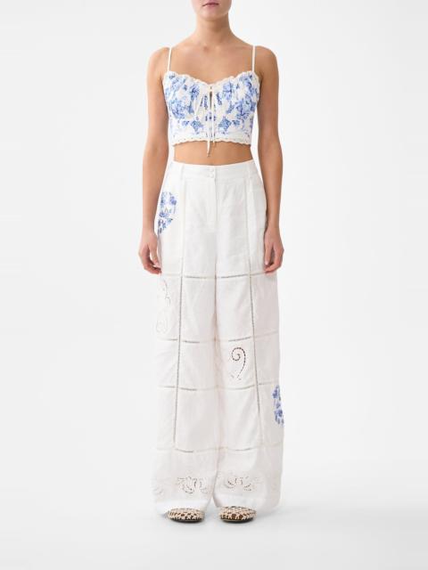 CAMILLA WIDE LEG WAISTED PANT