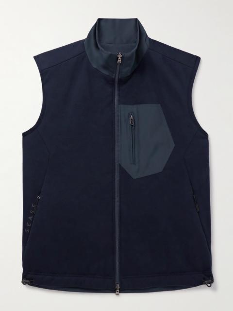 SEASE Explorer Reversible Padded Virgin Wool-Blend Jersey and Micro-Ripstop Gilet