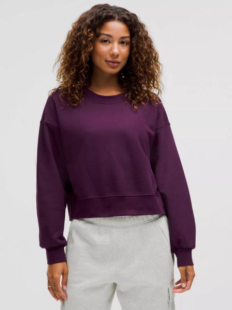 lululemon Perfectly Oversized Cropped Crew *French Terry