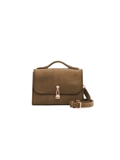 GABRIELA HEARST Leonora Small Suede Bag brown