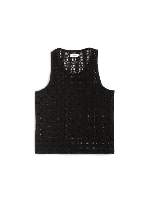 Bather Black Lattice Tank Top