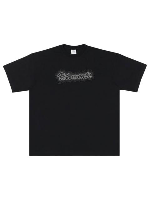 Vetements Bling Logo Fitted T-Shirt 'Black'