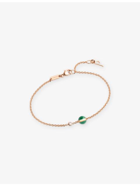 Piaget Possession 18ct Rose-Gold, Malachite And 0.04ct Diamond Bracelet