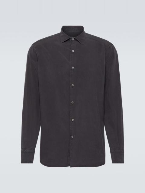 ZEGNA Silk Oxford shirt