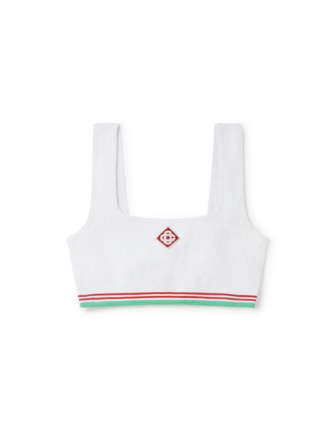 CASABLANCA Seamless Ribbed Crop Top