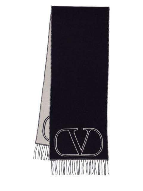 Valentino Vlogo signature cashmere scarf