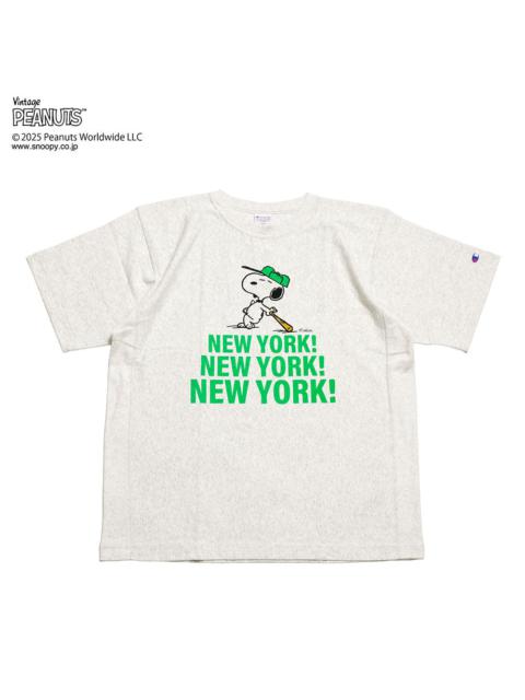 Champion REVERSE WEAVE S/S T-SHIRT - PEANUTS - New York - C3-B352