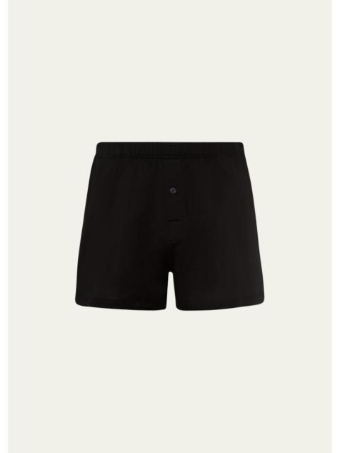 HANRO Men's Sporty Mercerized Cotton Boxers
