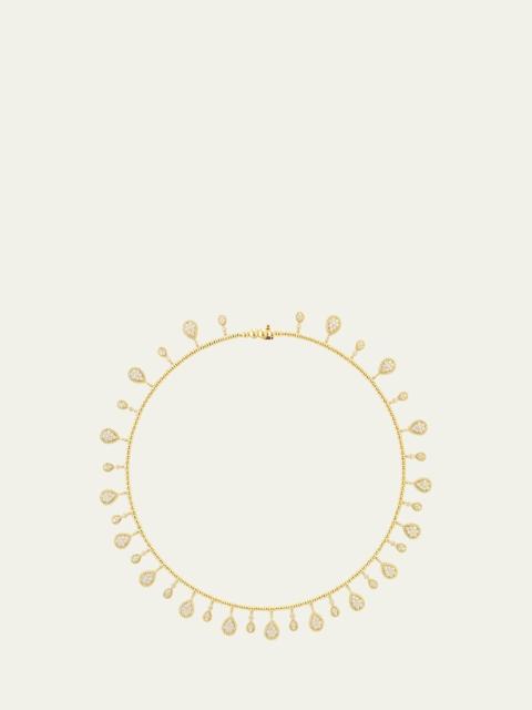 Boucheron Serpent Boheme 18K Yellow Gold 35 Motif Diamond Necklace