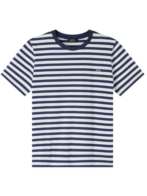 STANDARD A.P.C. BRODÉ T-SHIRT