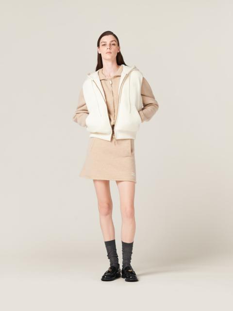 Miu Miu Camel-hair down vest