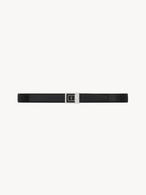 SAINT LAURENT LA 66 BELT IN SMOOTH LEATHER