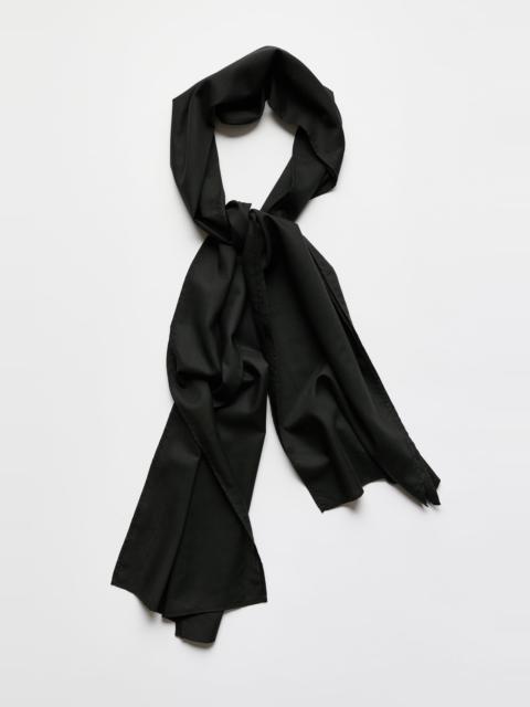 Our Legacy Layered Scarf Void Black Veil Wool