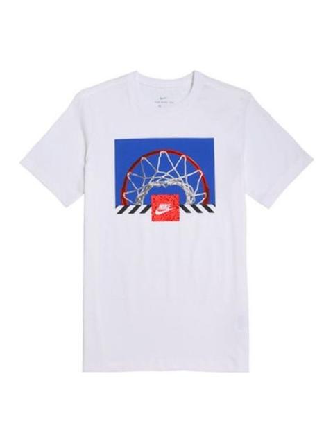 Nike Men's Nike Printing Short Sleeve White T-Shirt CU7639-100