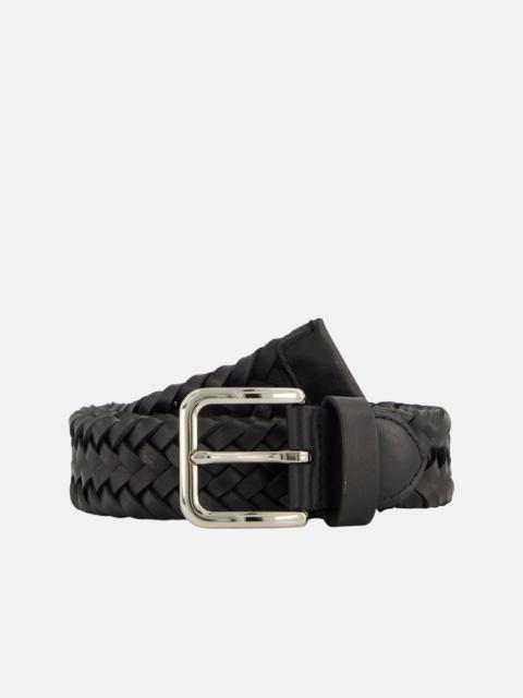 Vince Men's Alex 35mm Woven Leather Belt